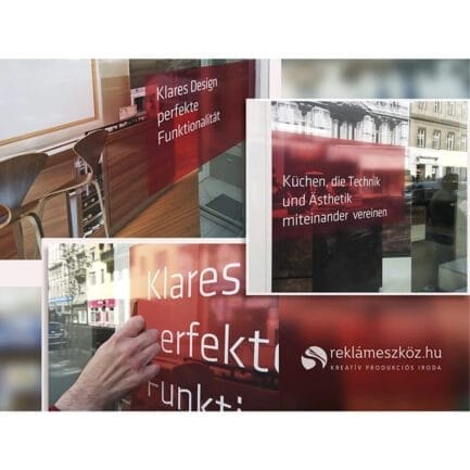 Nyomtatható öntapadós matrica fólia kirakatra - Image 4
