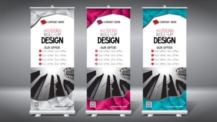 Roll -up, roll up banner nyomtatás